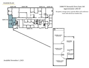 11590 W Bernardo Ct, San Diego, CA à louer Plan d’étage– Image 1 sur 1
