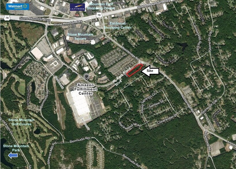 2443 W Park Place, Stone Mountain, GA à vendre - Aérien – Image 2 sur 5