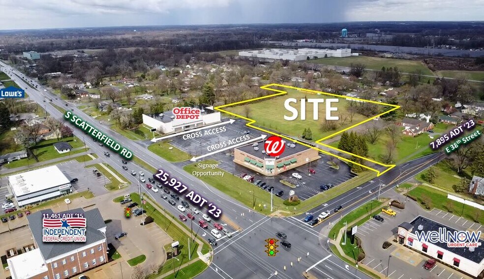 S Scatterfield Rd, Anderson, IN à vendre - Photo de l’immeuble – Image 1 sur 7