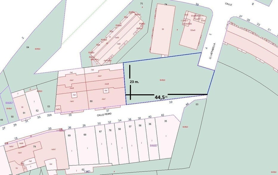 Carrer Peiró, 39, Borriol, Castellón à vendre - Plan de site – Image 2 sur 6