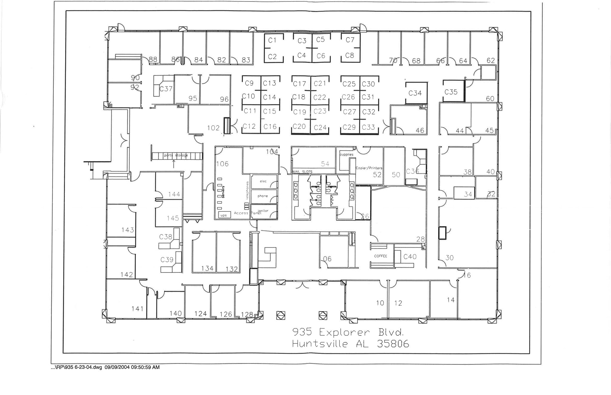 935 Explorer Blvd, Huntsville, AL à louer Plan de site– Image 1 sur 1