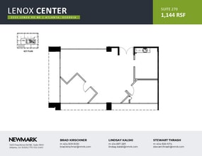 3355 Lenox Rd NE, Atlanta, GA à louer Plan d’étage– Image 1 sur 1