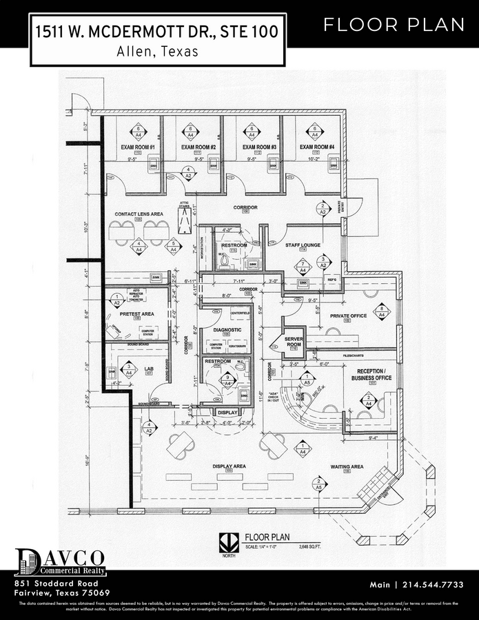 1511 W McDermott Dr, Allen, TX 75013 - Lot 100 -  - Plan d’étage - Image 1 of 1