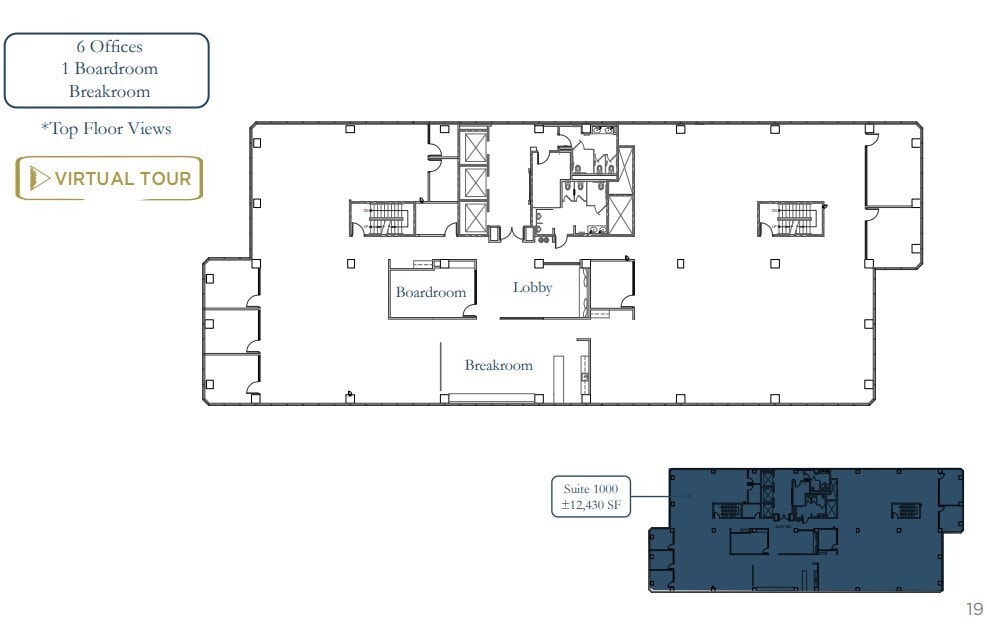 1 Almaden Blvd, San Jose, CA à louer Plan d’étage– Image 1 sur 1
