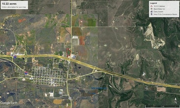 I-20 & HWY 603, Clyde, TX - VUE AÉRIENNE  vue de carte