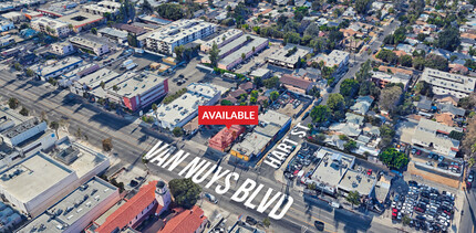 6959 Van Nuys Blvd, Van Nuys, CA - VUE AÉRIENNE  vue de carte