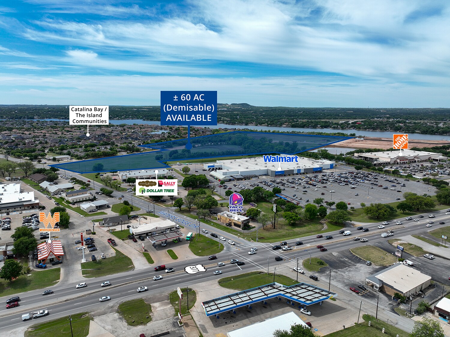 E Hwy 377 & Waters Edge Dr, Granbury, TX à vendre Photo de l’immeuble– Image 1 sur 5
