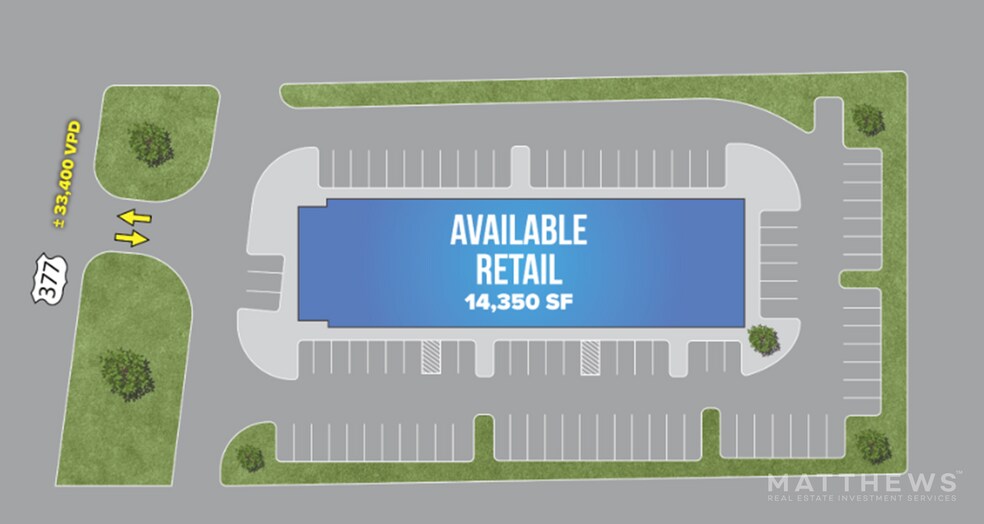 1001 S Main St, Keller, TX à vendre - Plan de site – Image 3 sur 4