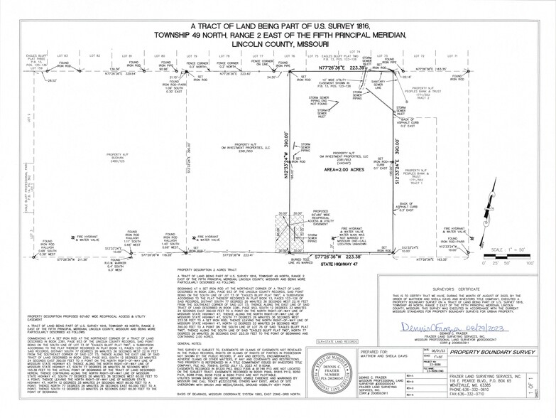 Mo-47, Winfield, MO à vendre - Plan de site – Image 3 sur 4