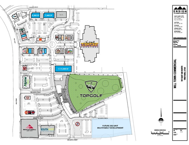 600 N Mill Rd, Vineyard, UT à louer - Plan de site – Image 2 sur 9