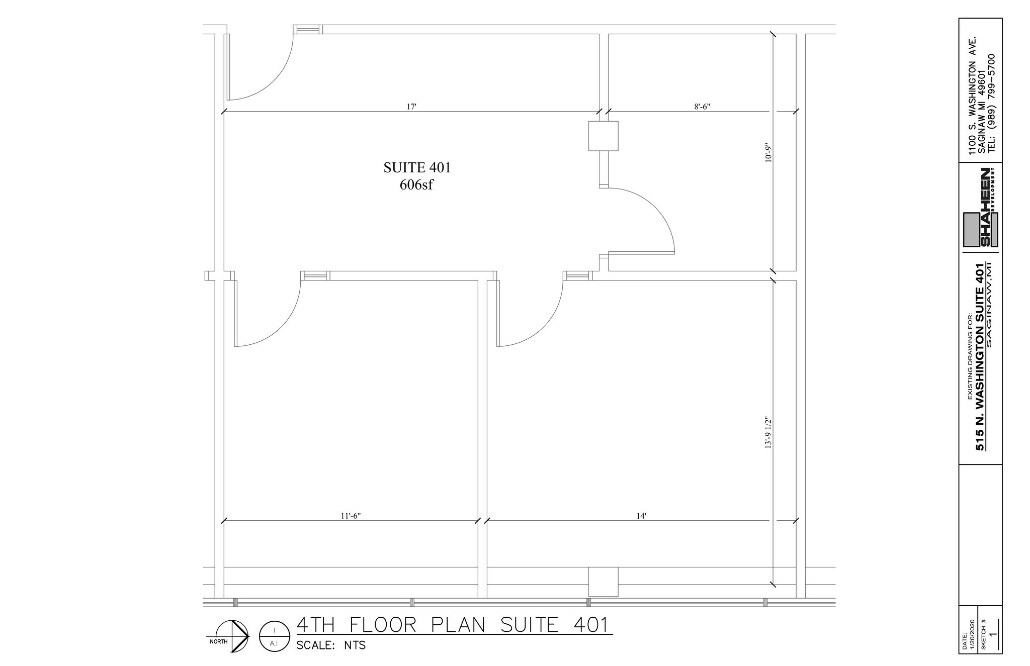 515 N Washington Ave, Saginaw, MI à louer Plan de site– Image 1 sur 1