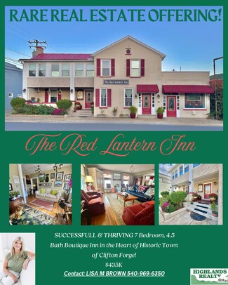 Plus de détails pour 314 Jefferson Ave, Clifton Forge, VA - Hôtellerie à vendre