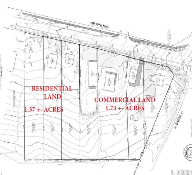 203 New Rand Rd, Garner, NC à vendre - Plan cadastral – Image 1 sur 5
