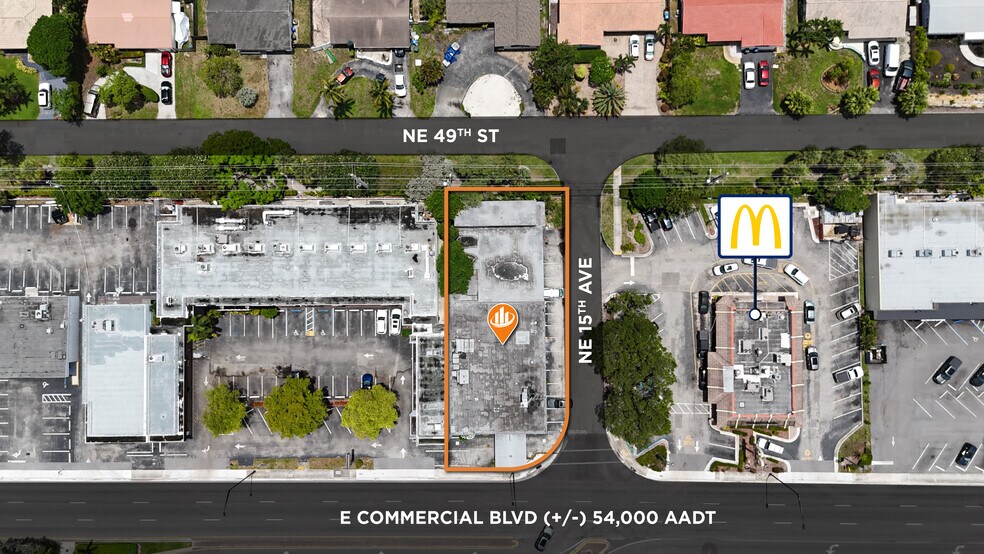 1500 E Commercial Blvd, Fort Lauderdale, FL à vendre - Photo de l’immeuble – Image 2 sur 13