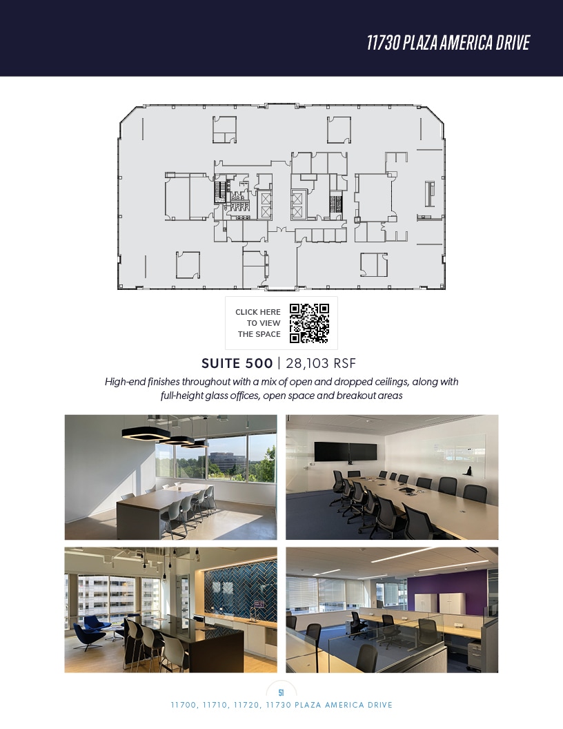 11700 Plaza America Dr, Reston, VA à louer Plan d’étage– Image 1 sur 1