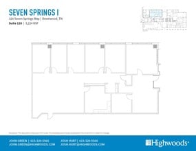 320 Seven Springs Way, Brentwood, TN à louer Plan d’étage– Image 1 sur 1