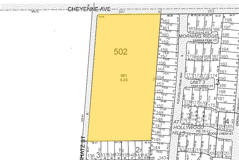 E Cheyenne Ave, Las Vegas, NV à vendre - Plan cadastral – Image 3 sur 8