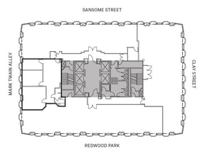 505 Sansome St, San Francisco, CA à louer Plan d’étage– Image 1 sur 1