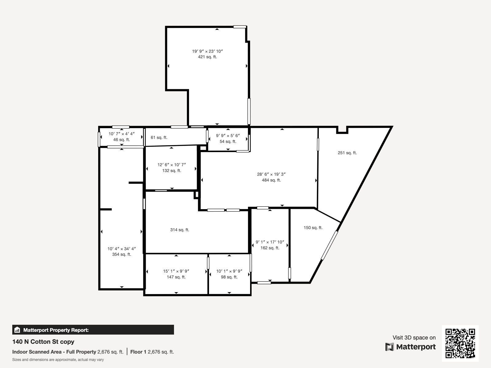 140 N Cotton St, El Paso, TX à louer Plan d’étage– Image 1 sur 1
