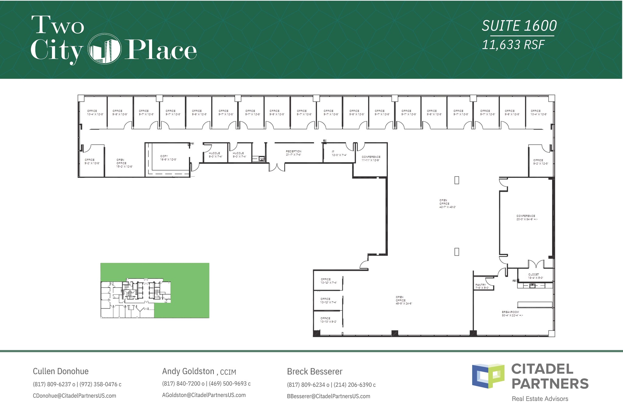 100 Throckmorton St, Fort Worth, TX à louer Plan d’étage– Image 1 sur 1