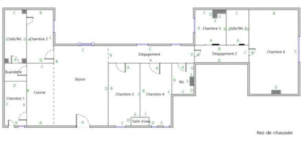 Bureau dans Paris à vendre - Plan d’étage – Image 2 sur 7