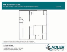 5101 NW 21st Ave, Fort Lauderdale, FL à louer Plan d’étage– Image 2 sur 4
