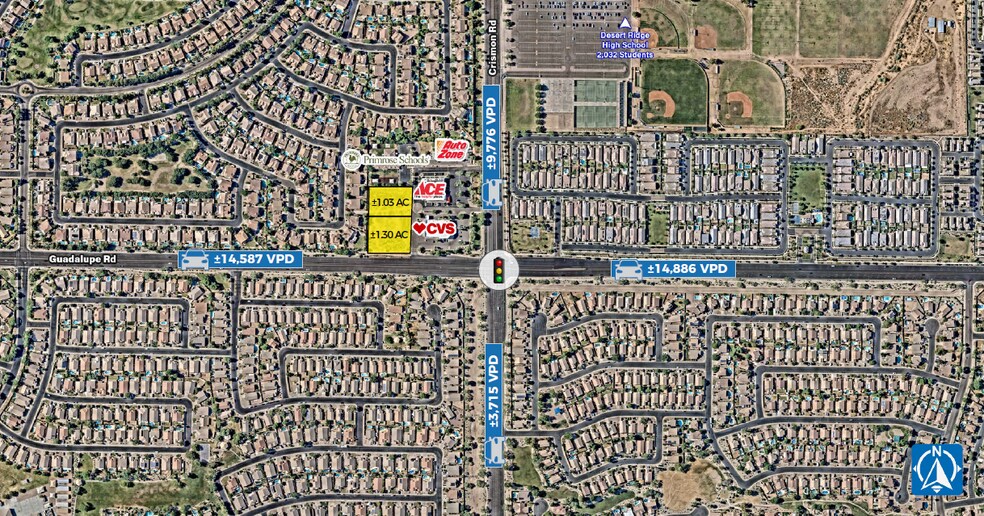 Crismon Rd & Guadalupe Rd, Mesa, AZ à louer - Photo de l’immeuble – Image 1 sur 2