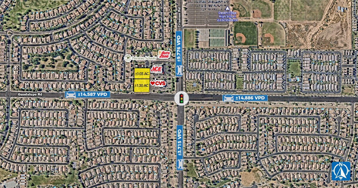 Crismon Rd & Guadalupe Rd, Mesa, AZ à louer Photo de l’immeuble– Image 1 sur 3