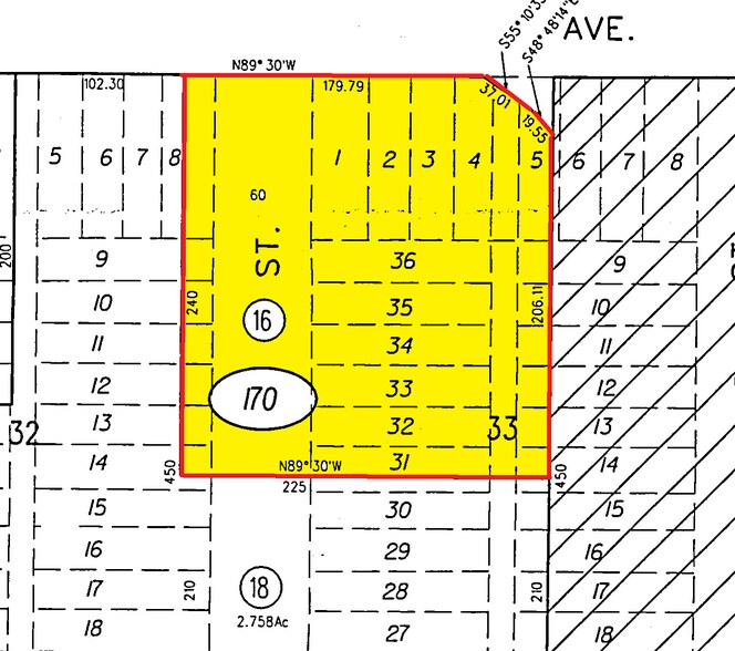 2030 Wright Ave, Richmond, CA à vendre - Plan cadastral – Image 3 sur 4