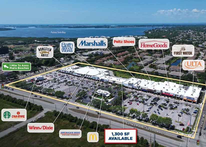 7400 Cortez Rd W, Bradenton, FL à louer - Aérien – Image 2 sur 9