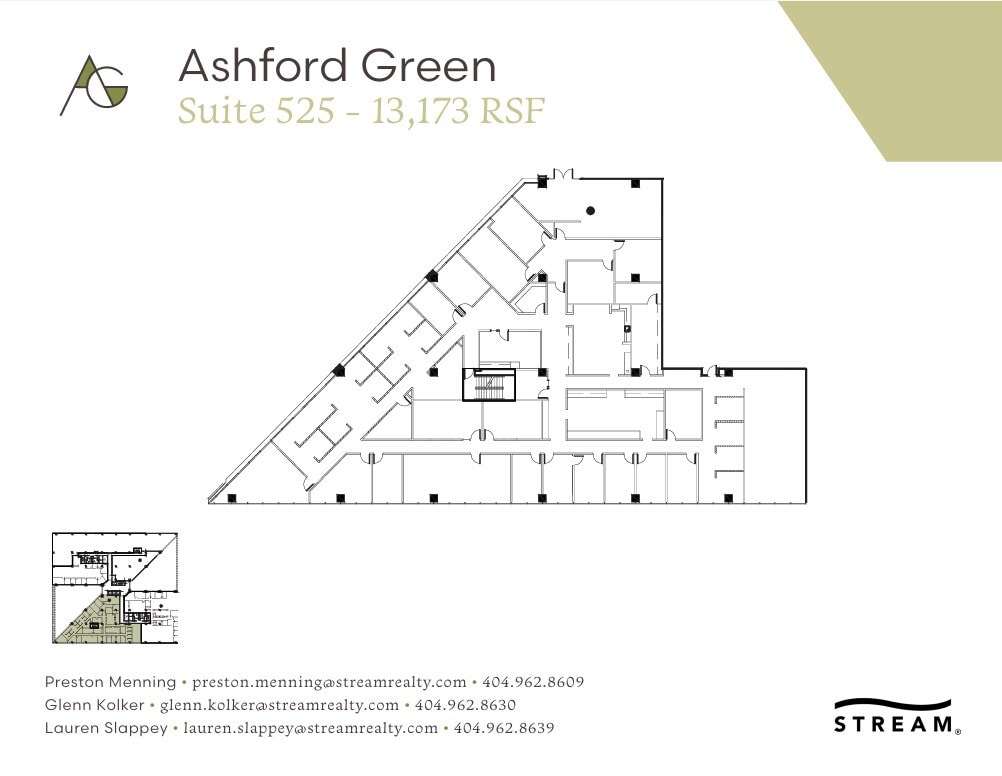 4170 Ashford Dunwoody Rd NE, Atlanta, GA à louer Plan d’étage– Image 1 sur 1
