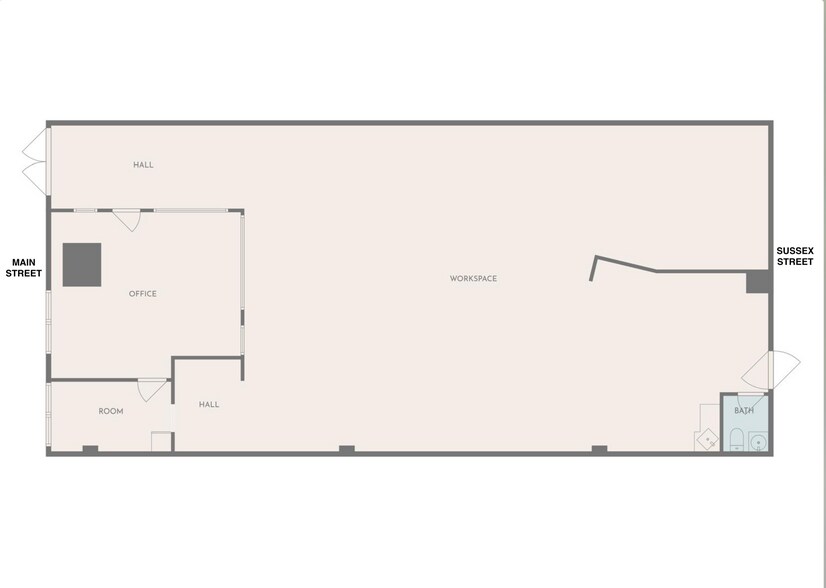 1040 Main St, Paterson, NJ à louer - Plan d’étage – Image 3 sur 3