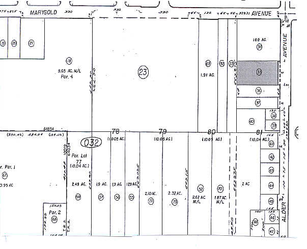 9950 Alder Ave, Bloomington, CA à louer - Plan cadastral – Image 2 sur 3