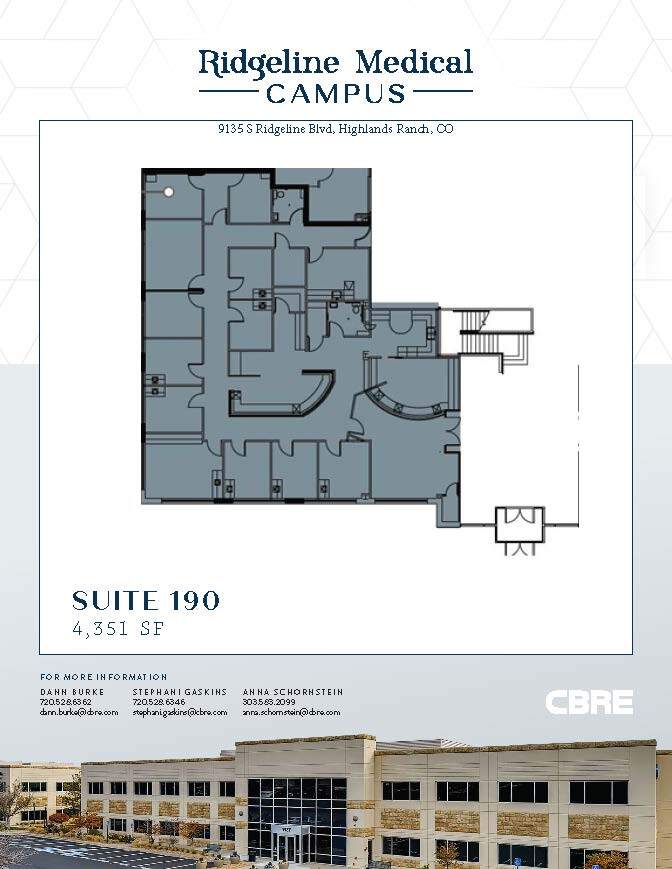 9135 S Ridgeline Blvd, Highlands Ranch, CO à louer Plan d’étage– Image 1 sur 1