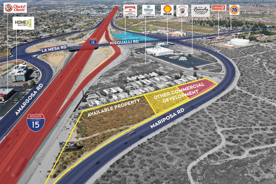Mariposa Road and Locust Avenue, Victorville, CA à vendre - Aérien – Image 2 sur 6