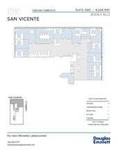6310 San Vicente Blvd, Los Angeles, CA à louer Plan d’étage– Image 1 sur 1