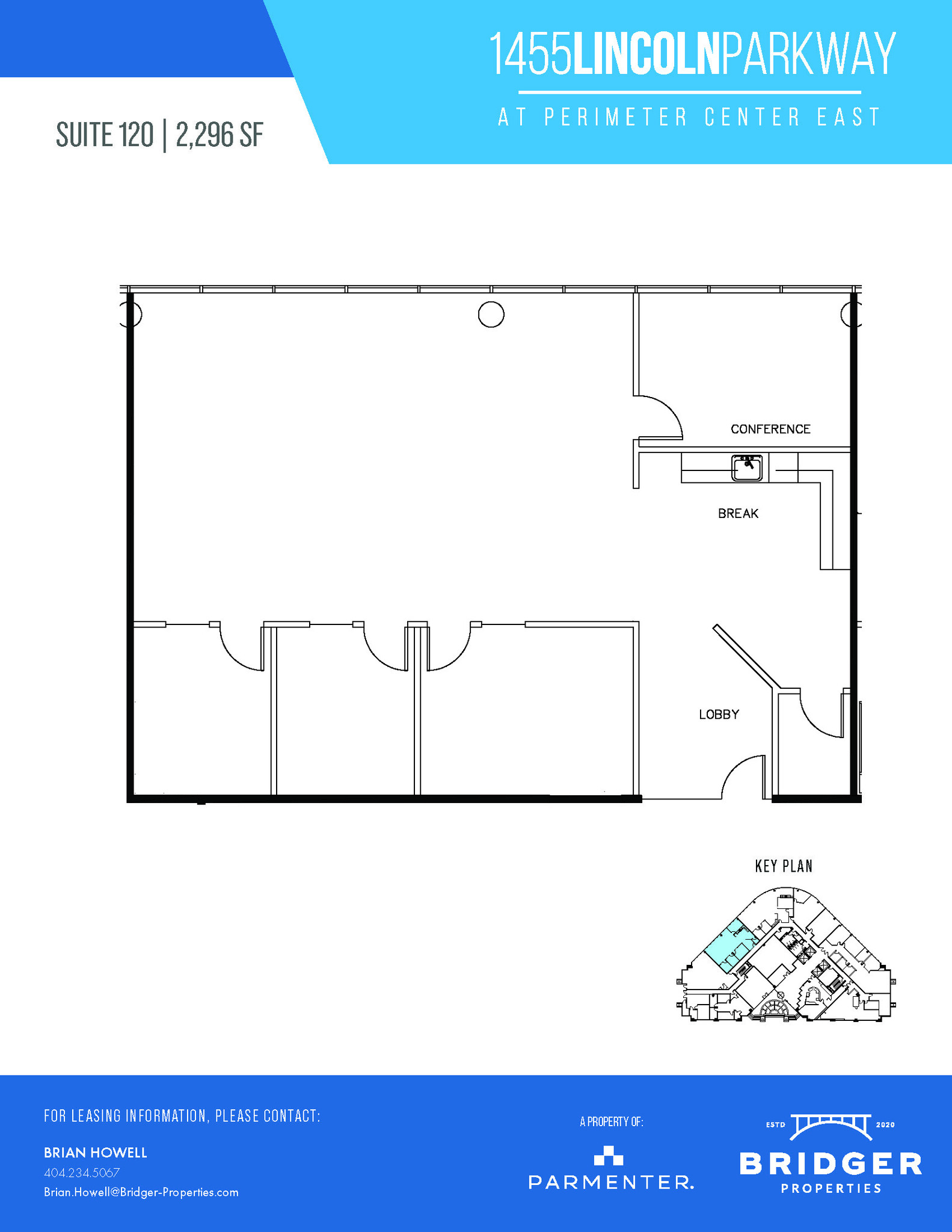 1455 Lincoln Pkwy E, Atlanta, GA à louer Plan d’étage– Image 1 sur 1