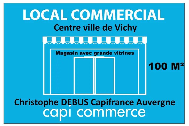 Local commercial dans Vichy à louer - Photo de l’immeuble – Image 1 sur 1