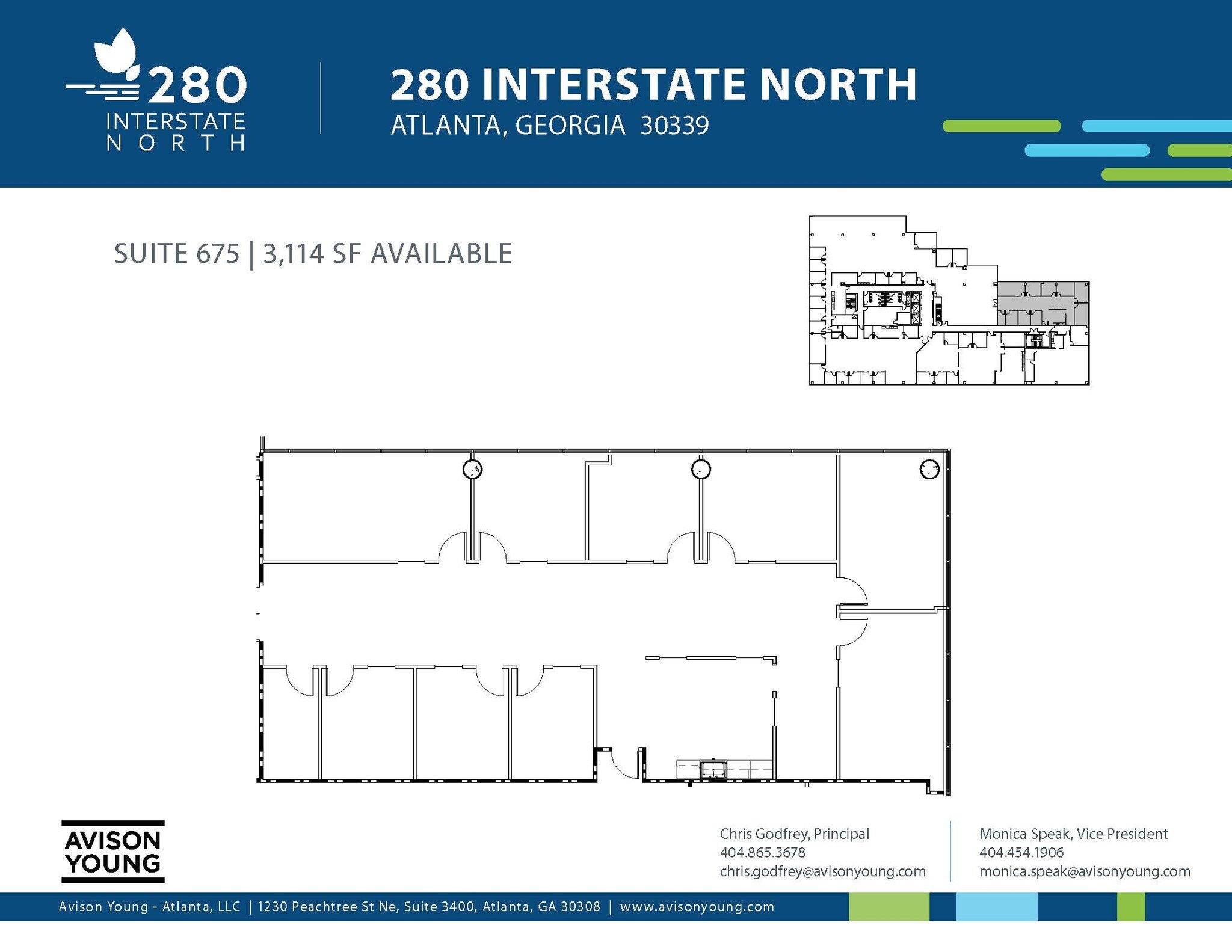 280 Interstate N Cir, Atlanta, GA à louer Plan d’étage– Image 1 sur 1