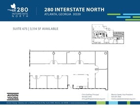 280 Interstate N Cir, Atlanta, GA à louer Plan d’étage– Image 1 sur 1