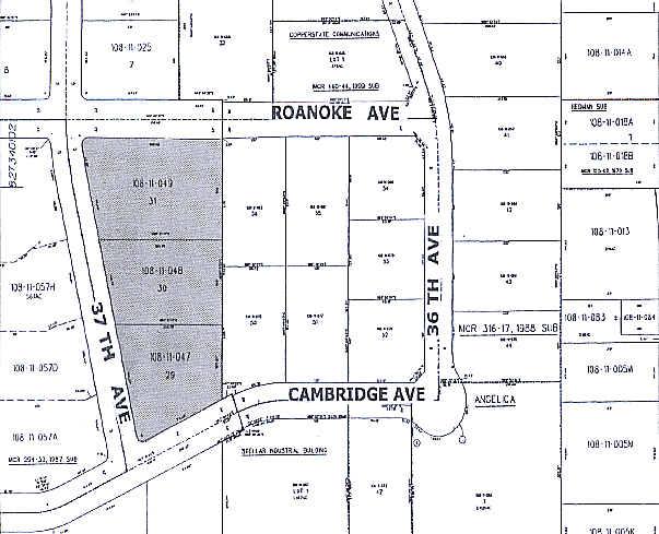 3637 W Roanoke Ave, Phoenix, AZ à louer - Plan cadastral – Image 2 sur 8
