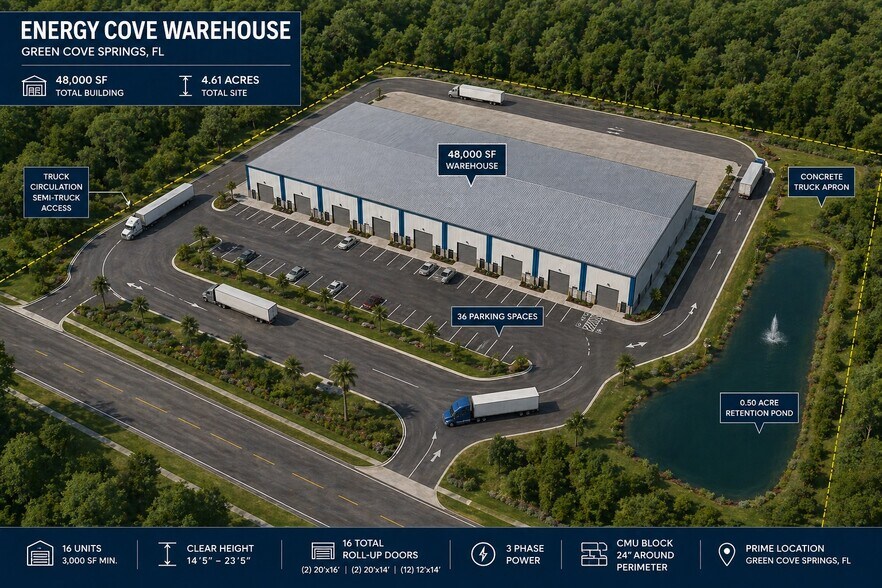 1358 Energy Cove Ct, Green Cove Springs, FL à louer - Plan de site – Image 2 sur 12