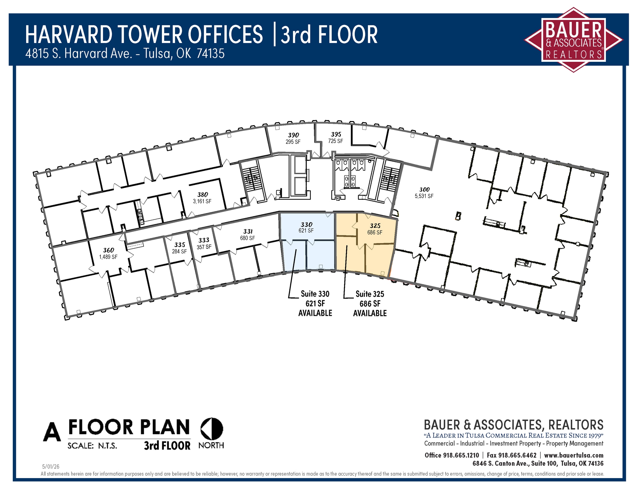 4815 S Harvard Ave, Tulsa, OK à louer Plan d’étage– Image 1 sur 1