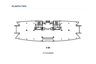 Calle de Eucalipto, 33, Madrid, Madrid à louer Plan d’étage type– Image 1 sur 1