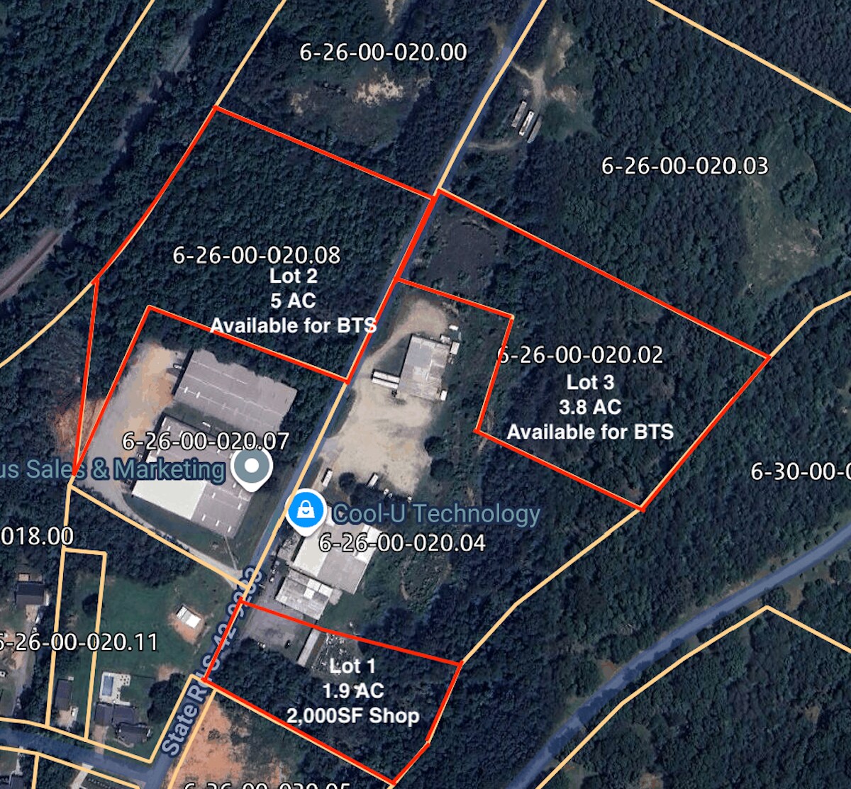 Land and shop for sale portefeuille de 3 biens à vendre sur LoopNet.fr Photo principale– Image 1 sur 2