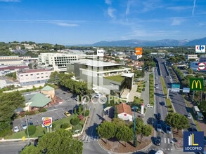 Antibes, AM - Vue aérienne vue de carte