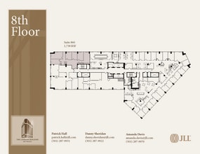 7910 Woodmont Ave, Bethesda, MD à louer Plan d’étage– Image 1 sur 1