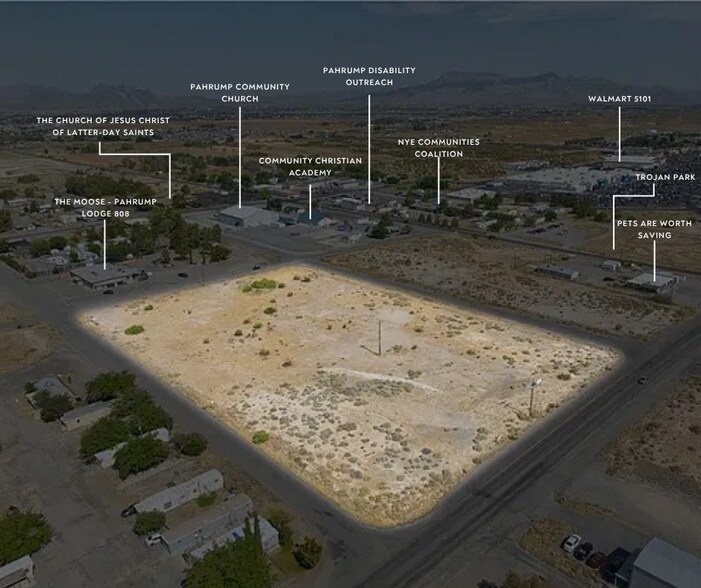 640 East, Pahrump, NV à vendre - Aérien – Image 2 sur 8