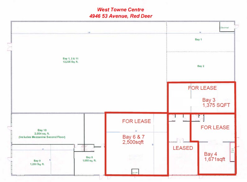 4946 53 Ave, Red Deer, AB à louer - Photo de l’immeuble – Image 2 sur 11