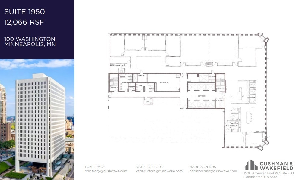100 Washington Ave S, Minneapolis, MN à louer Plan d’étage– Image 1 sur 1